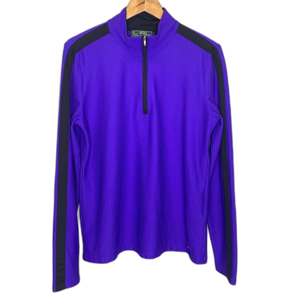 Lauren Ralph Lauren Active Waffle Knit Pullover‎ Golf Pickleball Tennis XL